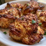 Juicy Crispy Air Fryer Chicken Thighs