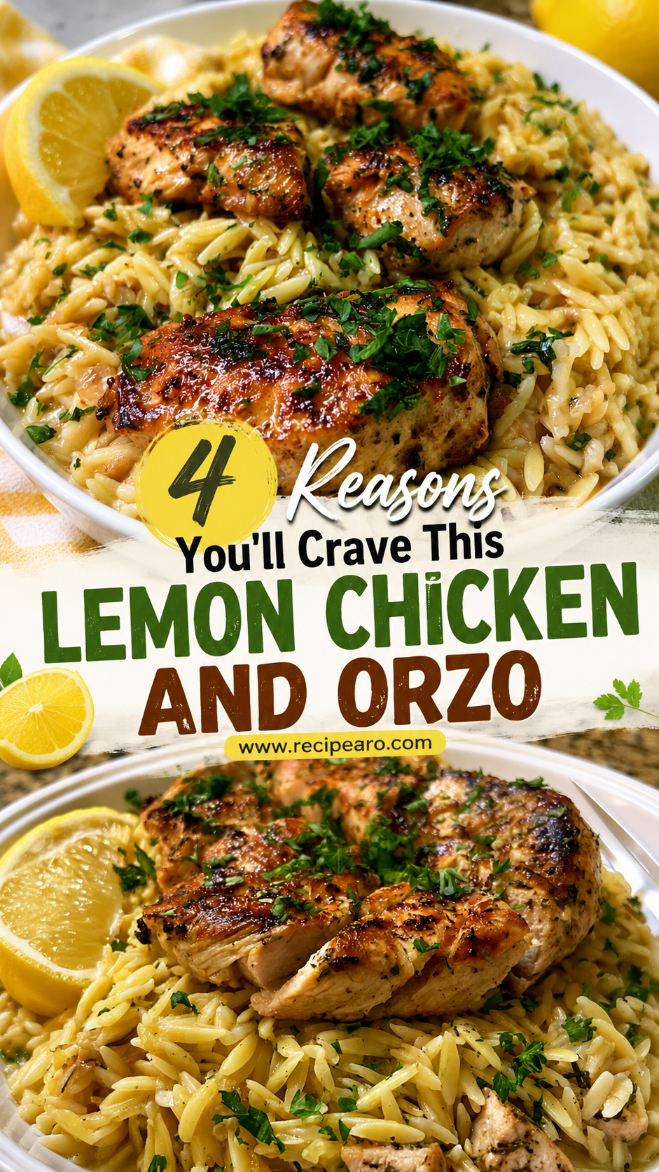 Lemon Chicken And Orzo