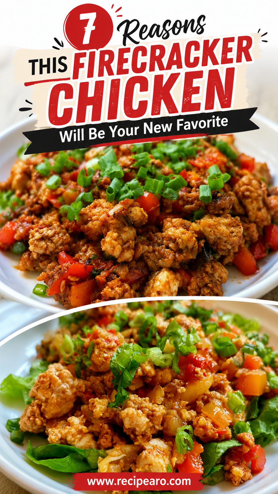 Low Carb Firecracker Ground Chicken