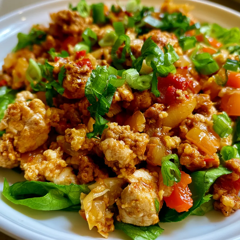 Low Carb Firecracker Ground Chicken