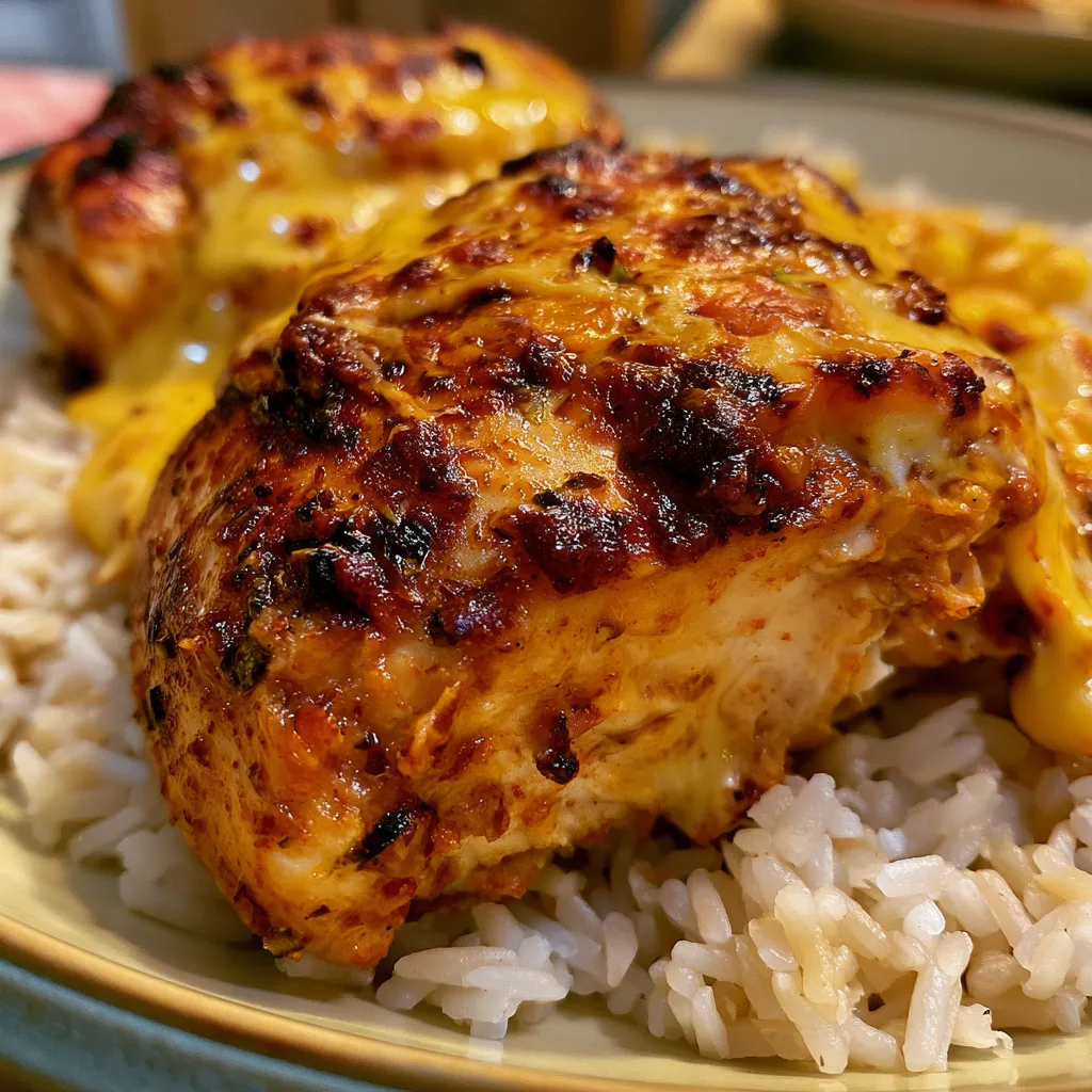 Mexican Chicken with Cheese Sauce