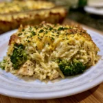 One-Pot Cheesy Chicken and Broccoli Orzo