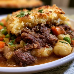 One Pot Gnocchi Beef Pot Pie