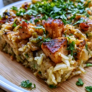 Salsa Verde Chicken & Rice Skillet