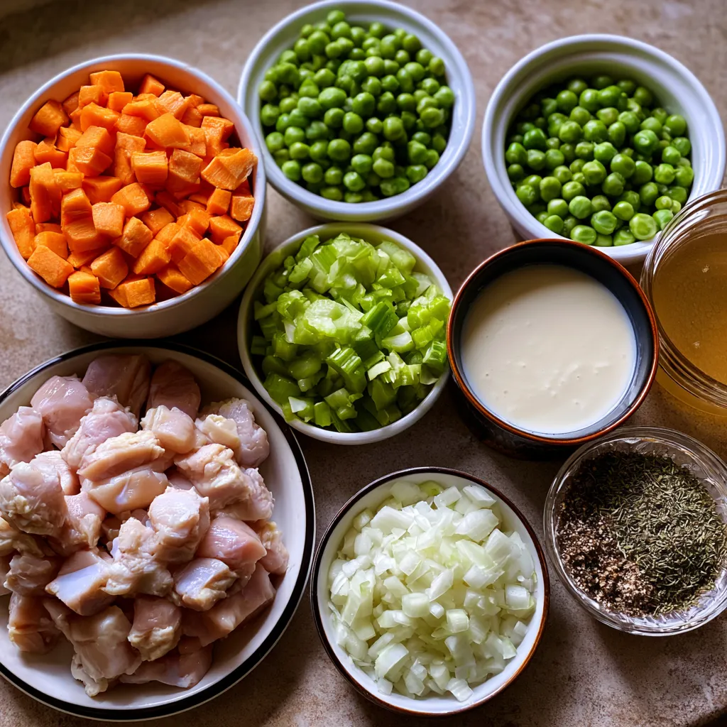 Slow Cooker Chicken Pot Pie