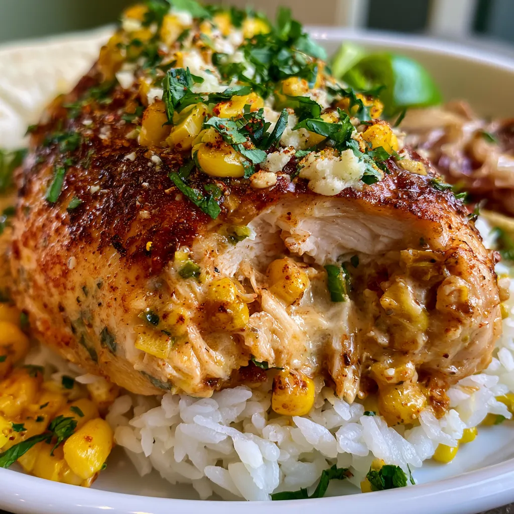 Slow Cooker Street Corn Chicken