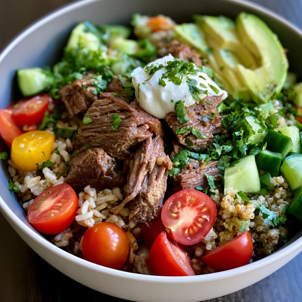 Smoked Beef Bowls