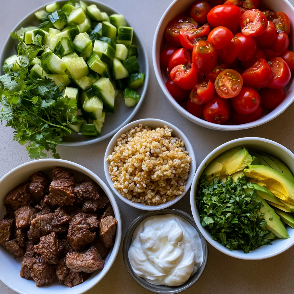 Smoked Beef Bowls