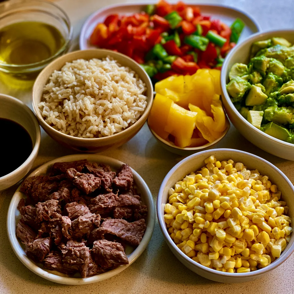Smoked Beef Bowls