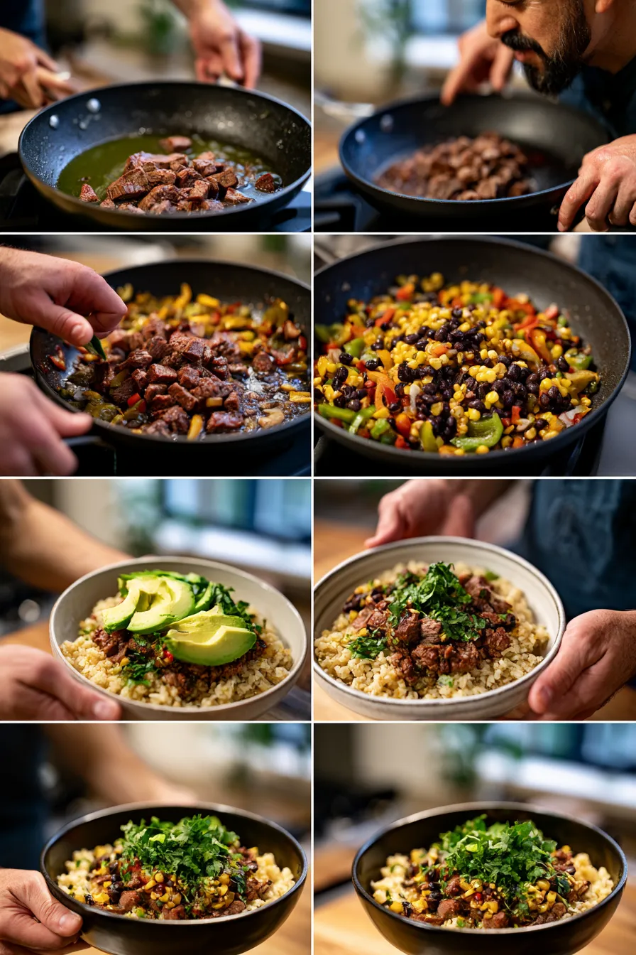 Smoked Beef Bowls