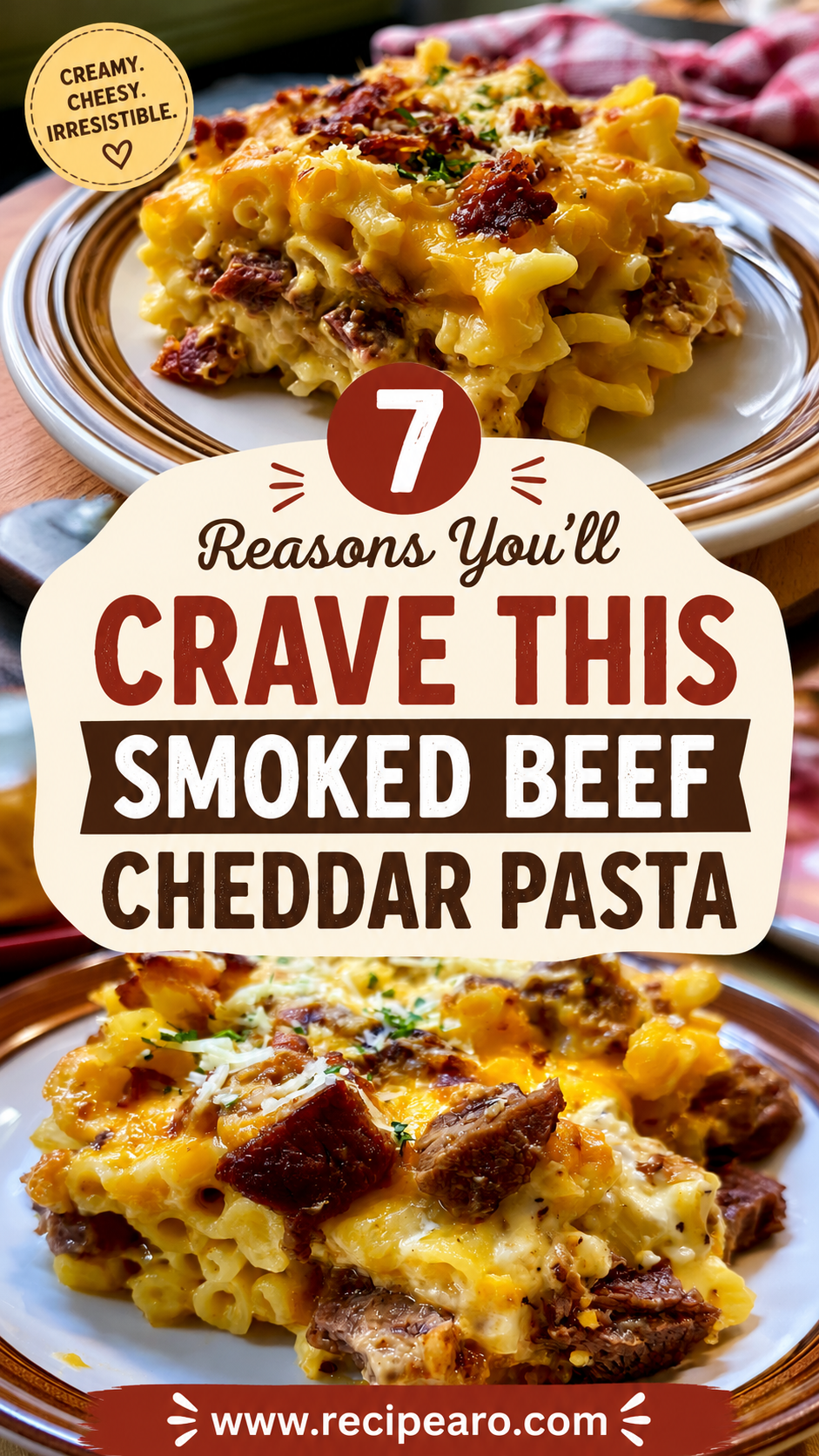 Smoked Beef Cheddar Pasta