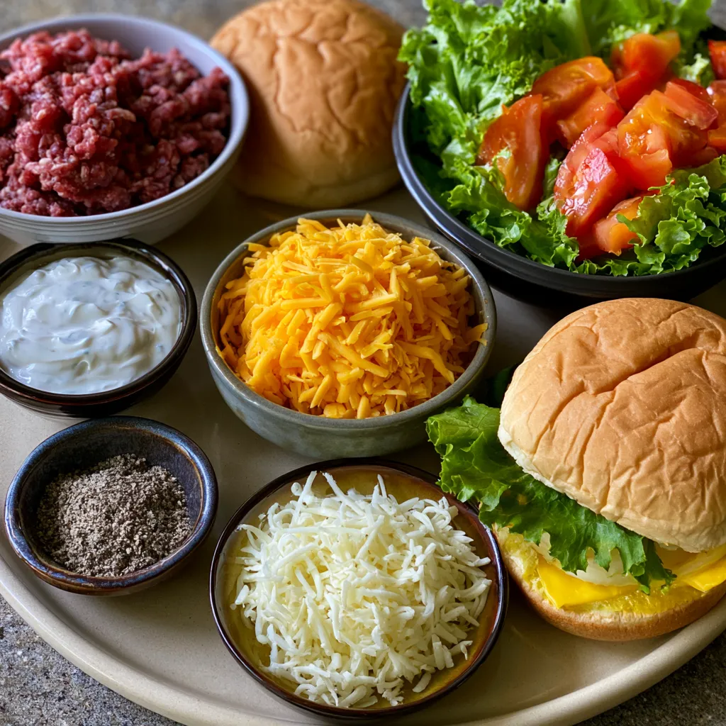 Smoked Beef Cheddar Ranch Burgers