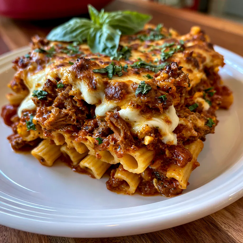 Smoked Beef Mozzarella Pasta