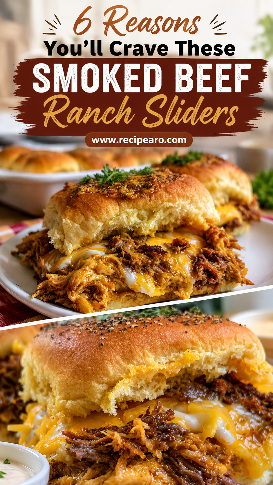 Smoked Beef Ranch Sliders