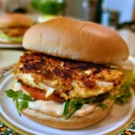 Spicy Air Fryer Chicken Sandwich