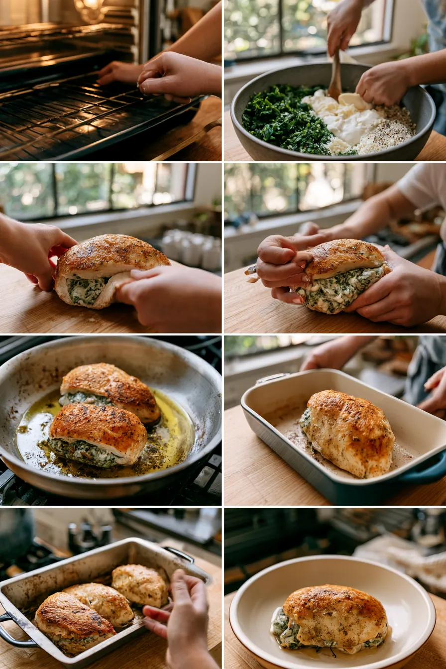 Spinach Stuffed Chicken