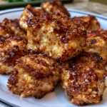 Sticky Honey Garlic Chicken Bites