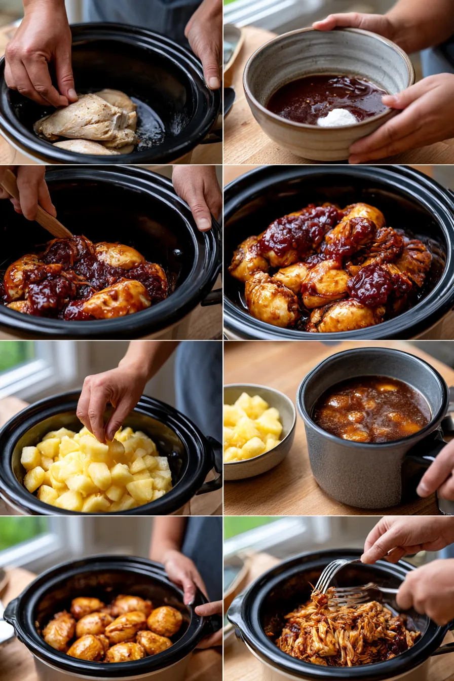 Sweet Hawaiian Crockpot Chicken