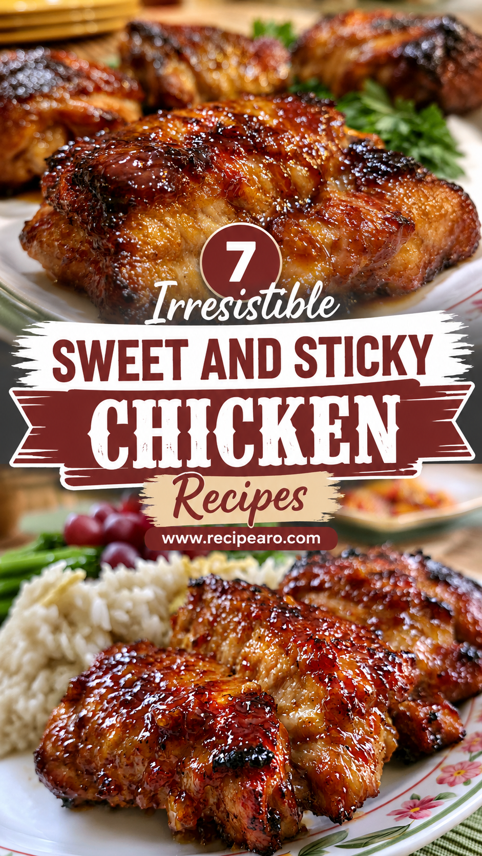 Sweet and Sticky Chicken Dinner