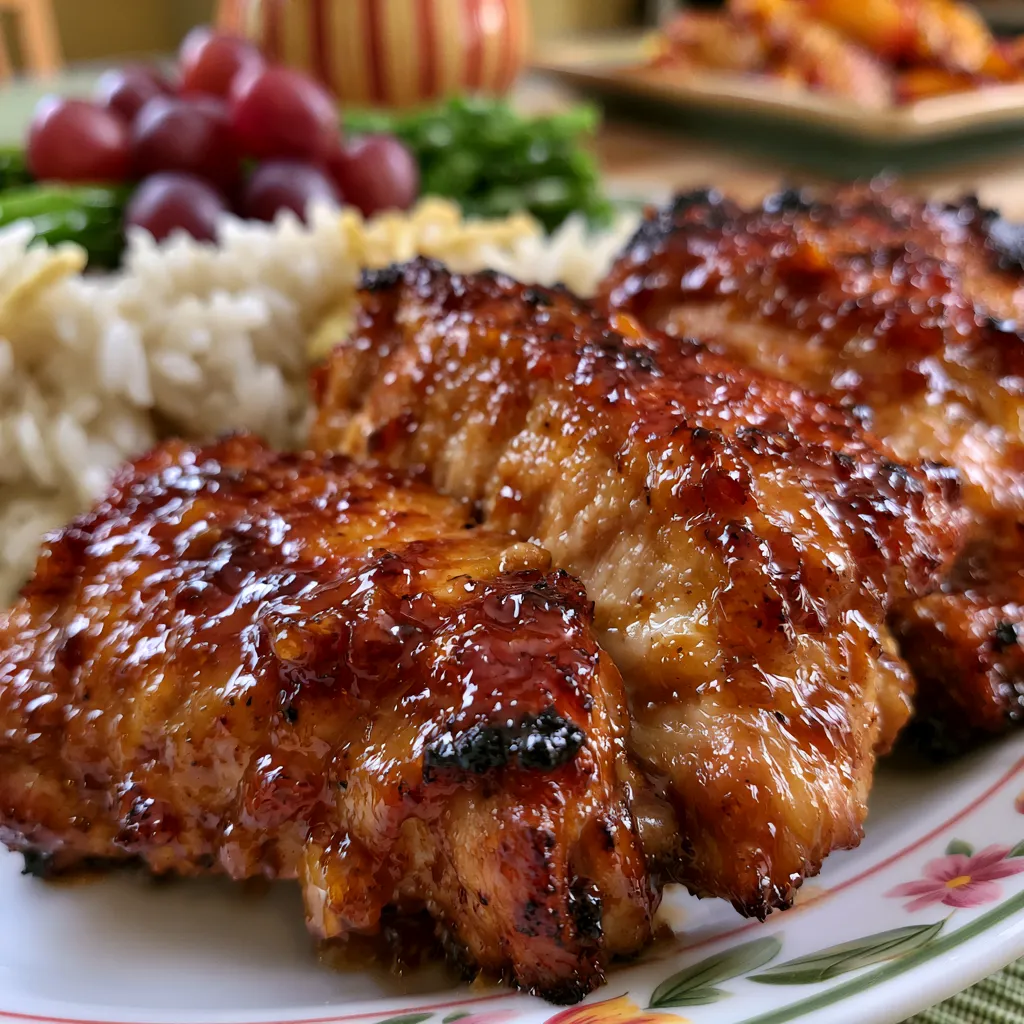 Sweet and Sticky Chicken Dinner