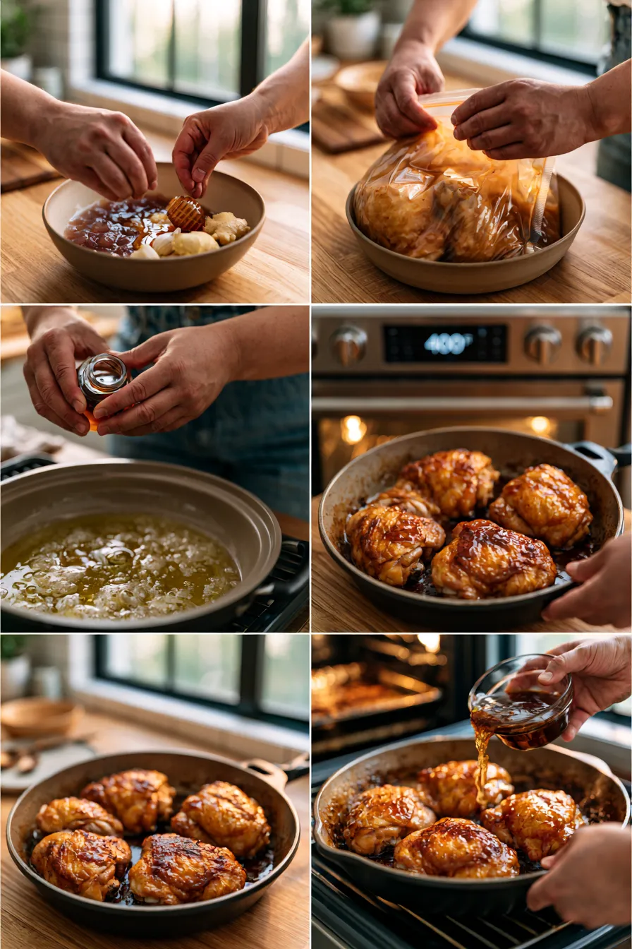 Sweet and Sticky Chicken Dinner