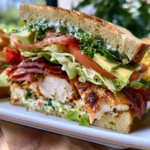 Ultimate Loaded Chicken Club Sandwich