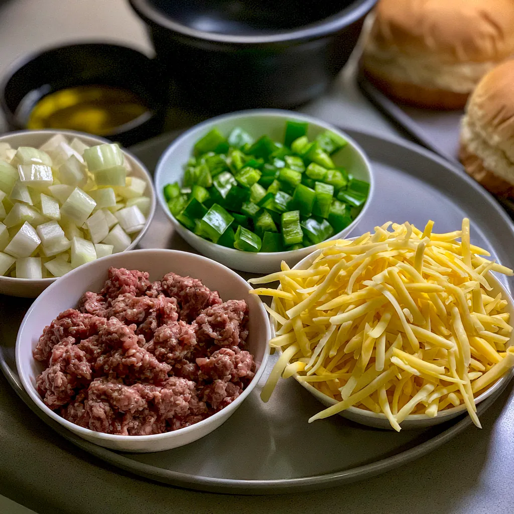 Ultimate Philly Cheesesteak Sloppy Joes