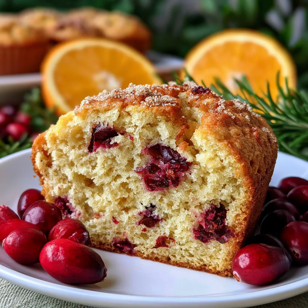 Zesty Buttery Orange-Cranberry Muffins