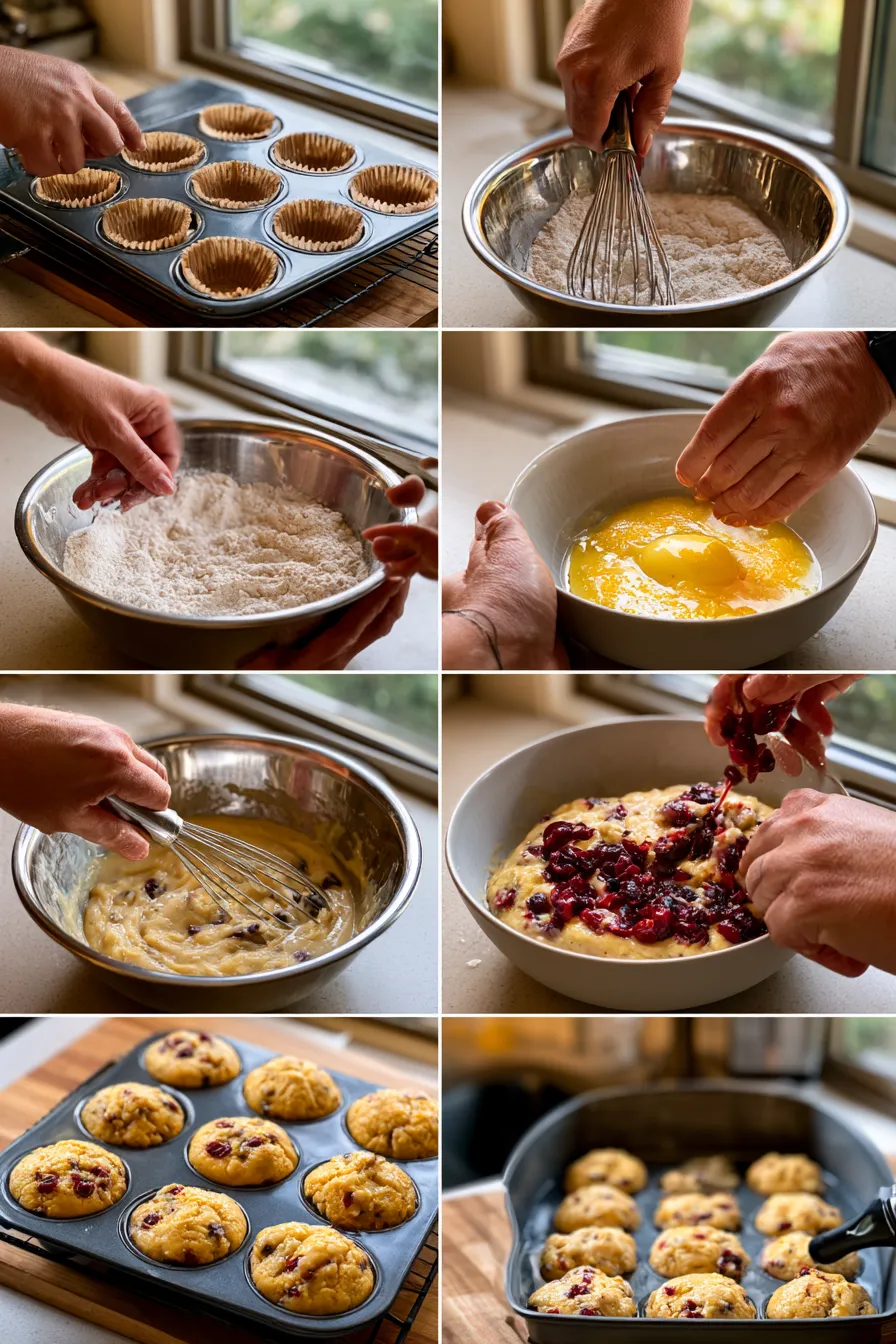 Zesty Buttery Orange-Cranberry Muffins