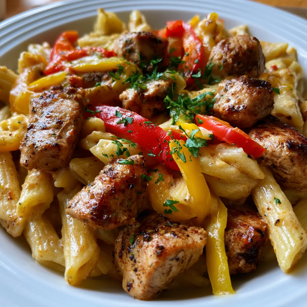 authentic jerk chicken rasta pasta