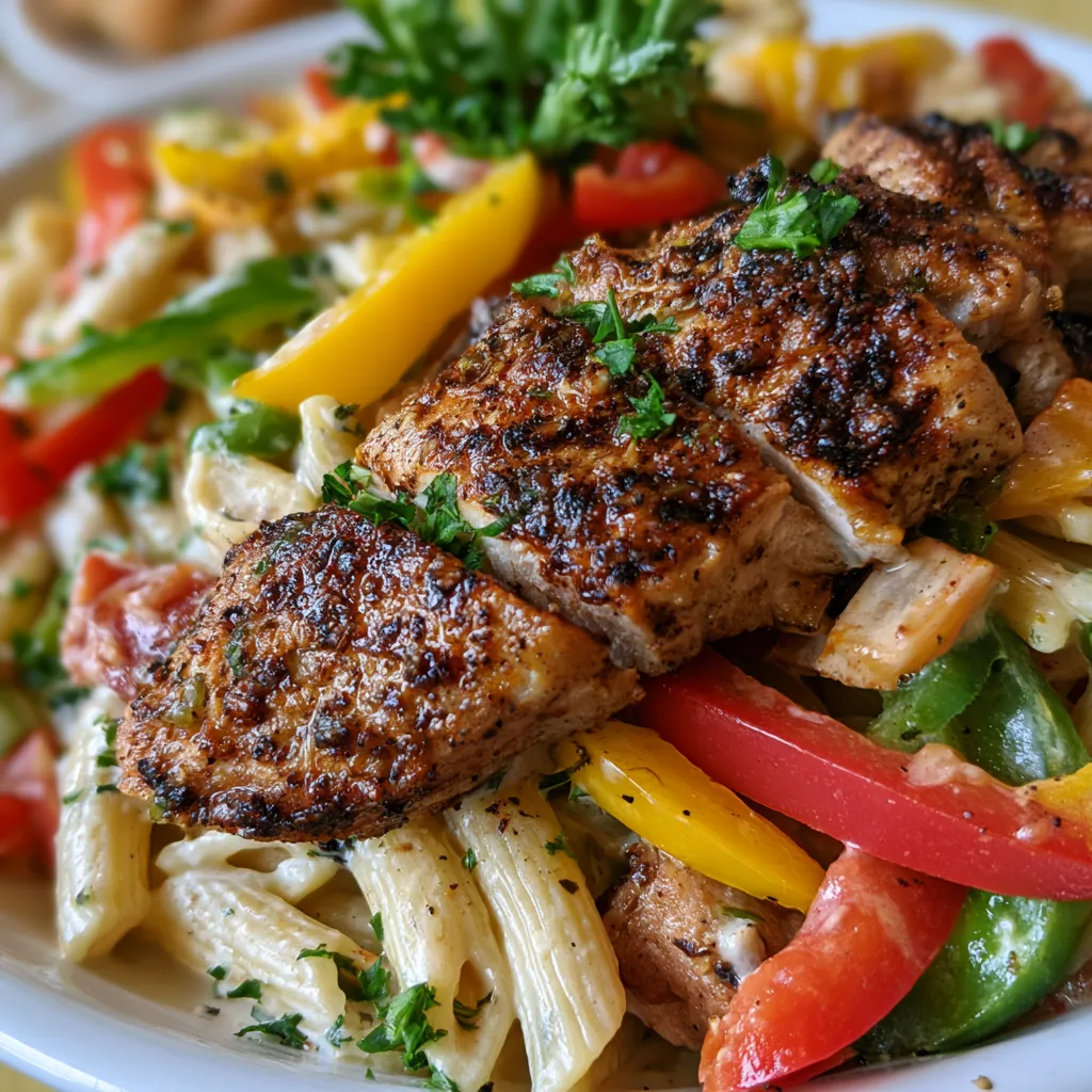 authentic jerk chicken rasta pasta