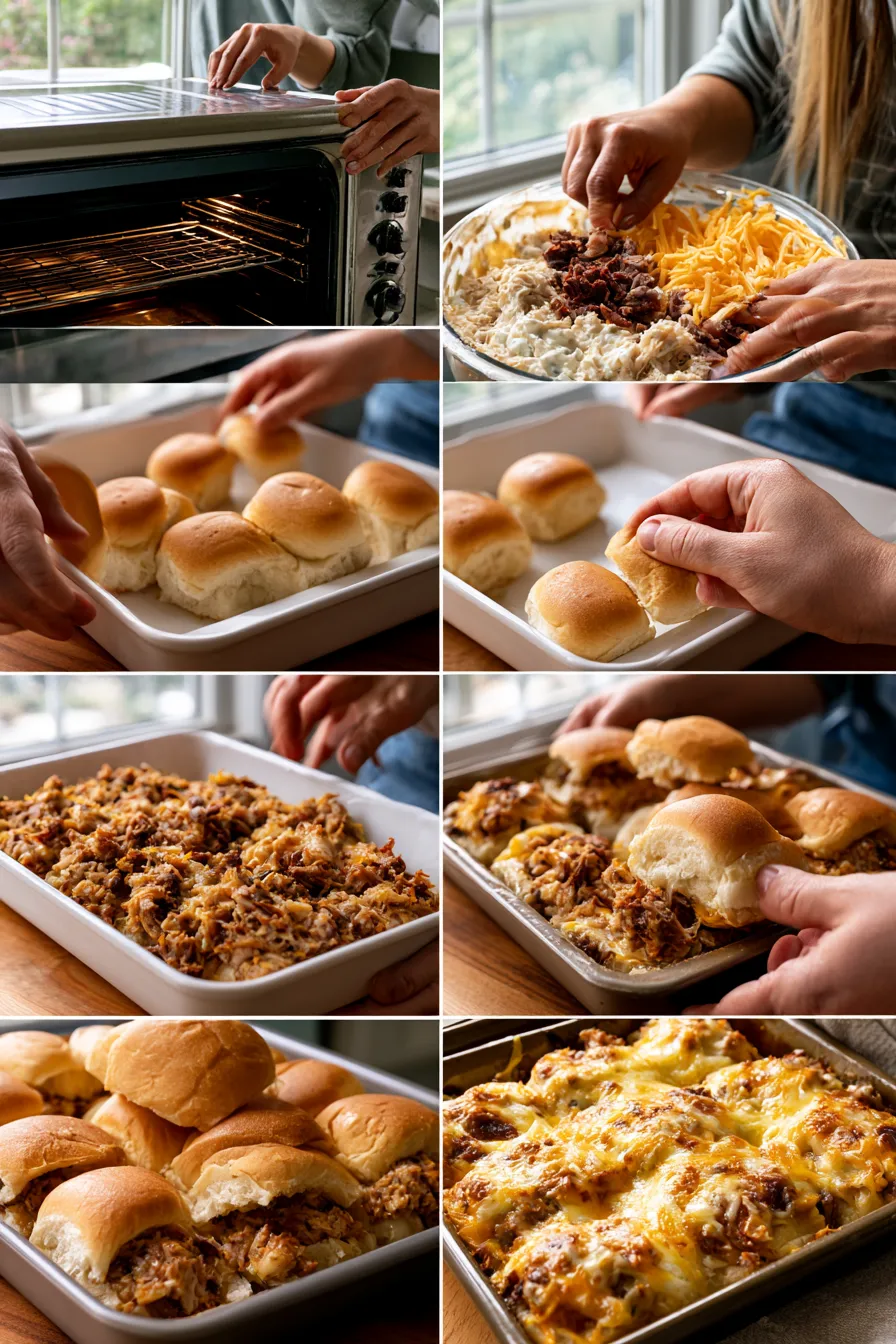 chicken bacon ranch sliders