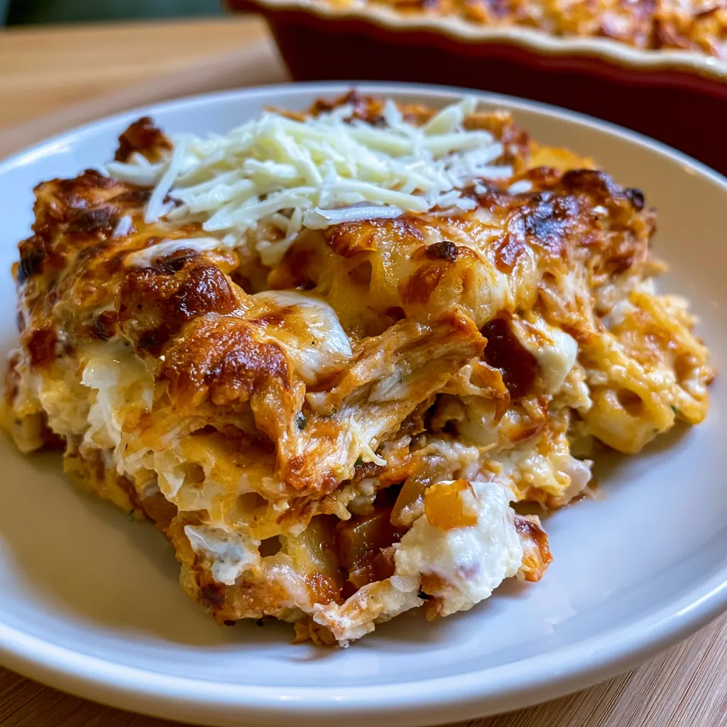 creamy bbq ranch chicken casserole
