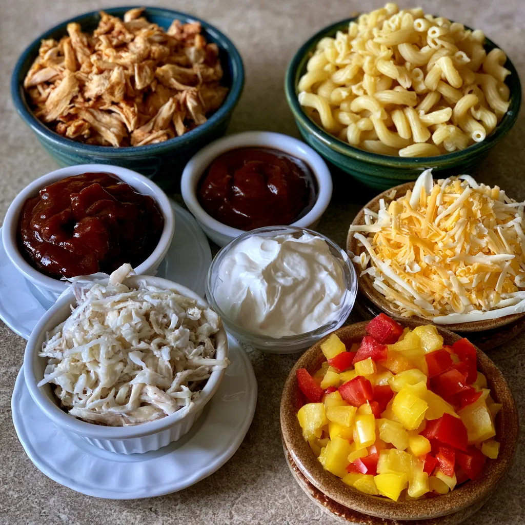 creamy bbq ranch chicken casserole