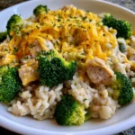 easy crockpot cheesy chicken broccoli rice