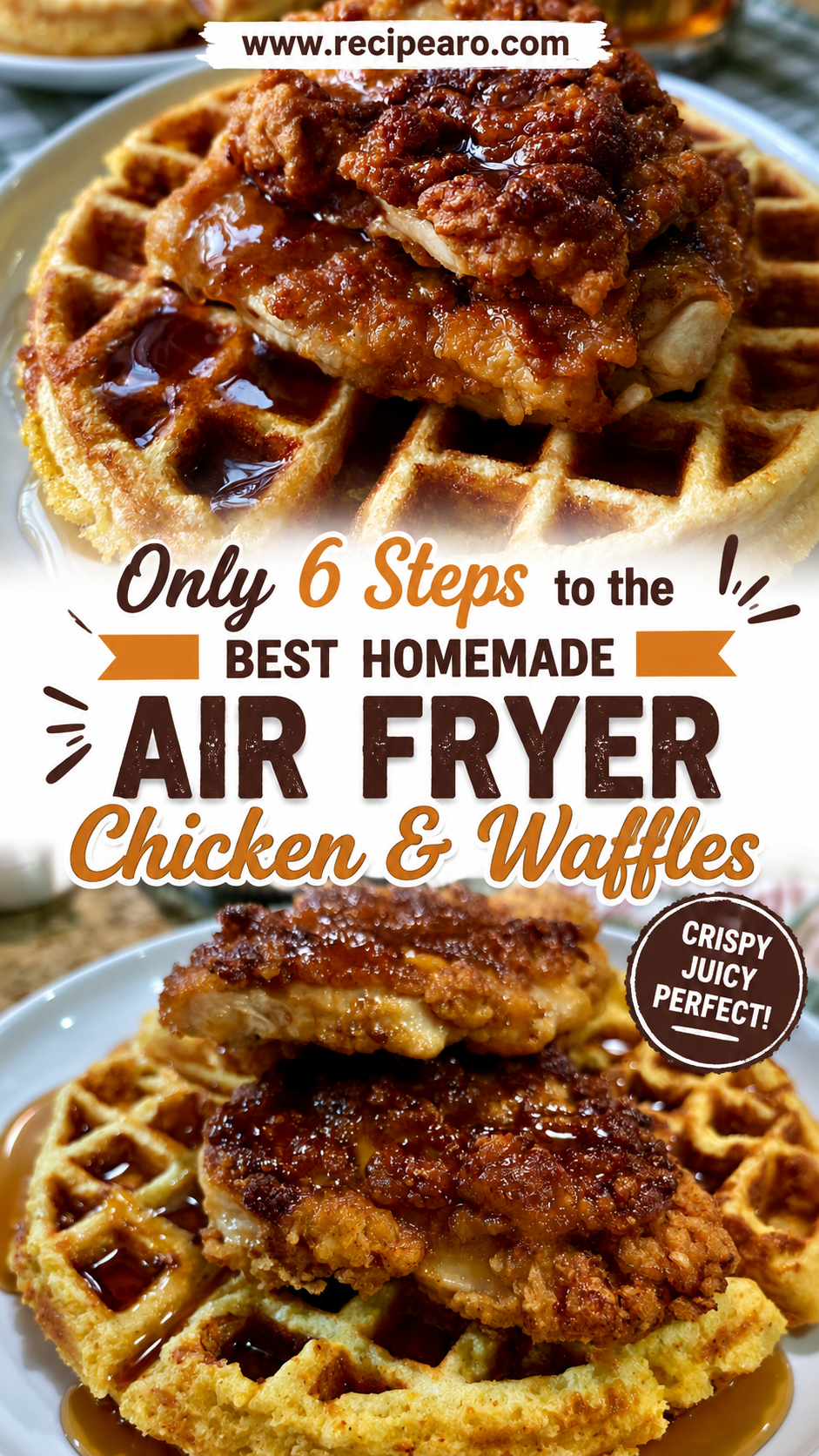 air fryer chicken and waffles