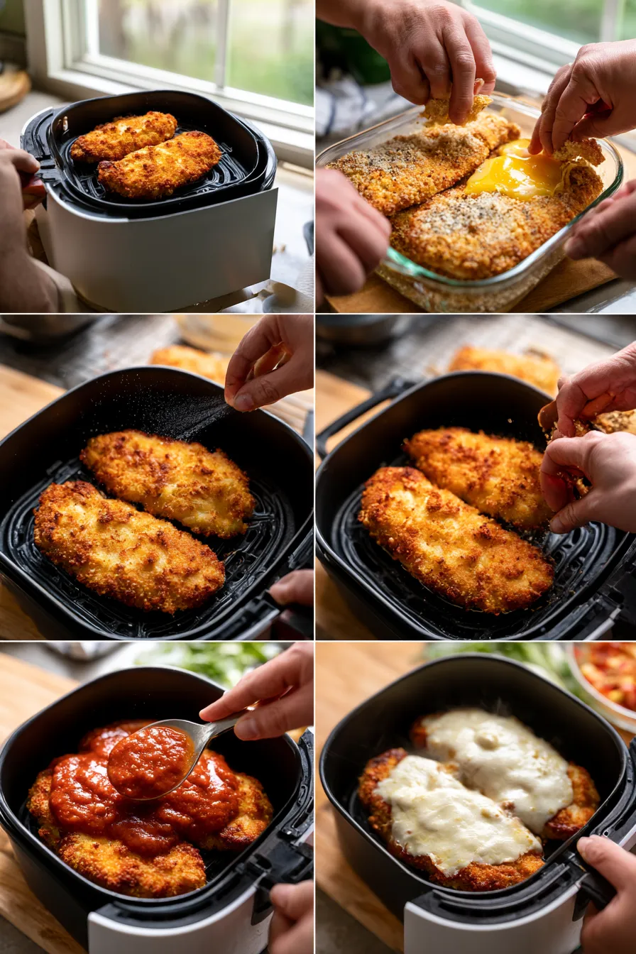 air fryer chicken parmesan