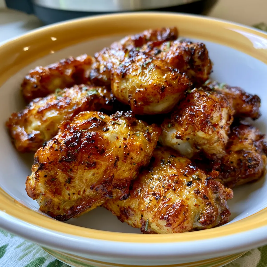 air fryer chicken wings super crispy