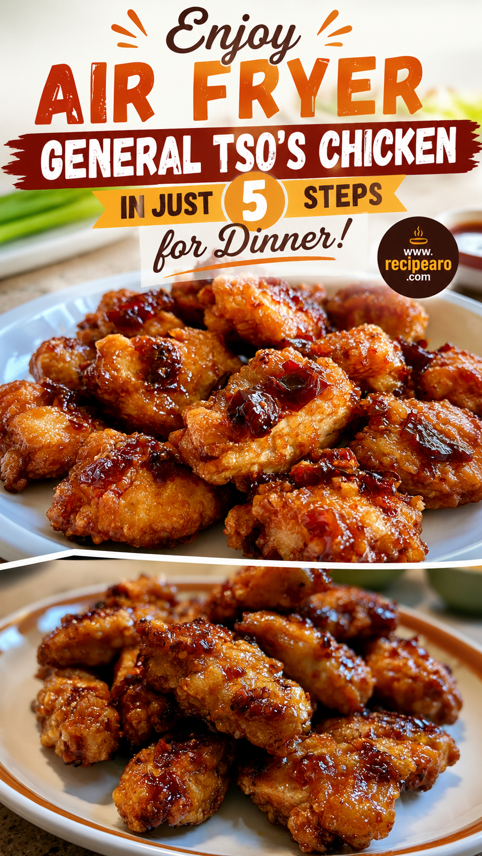 air fryer general tso's chicken