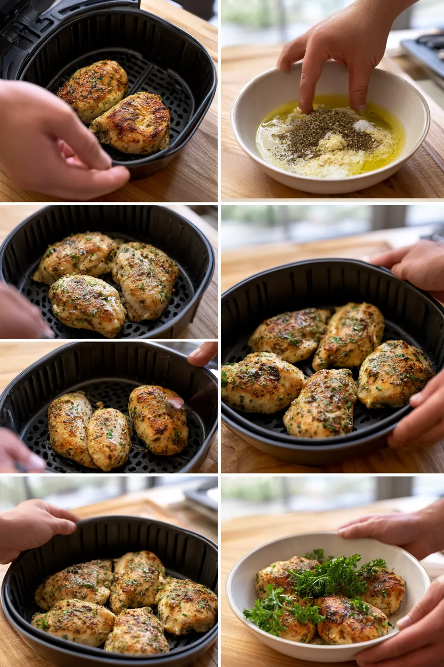 air fryer greek chicken