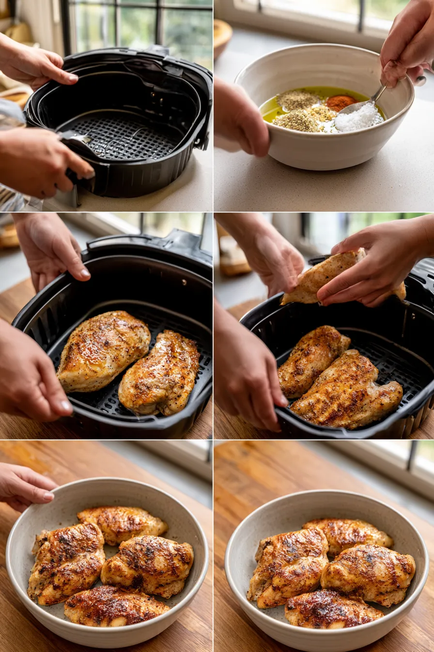 air fryer grilled chicken