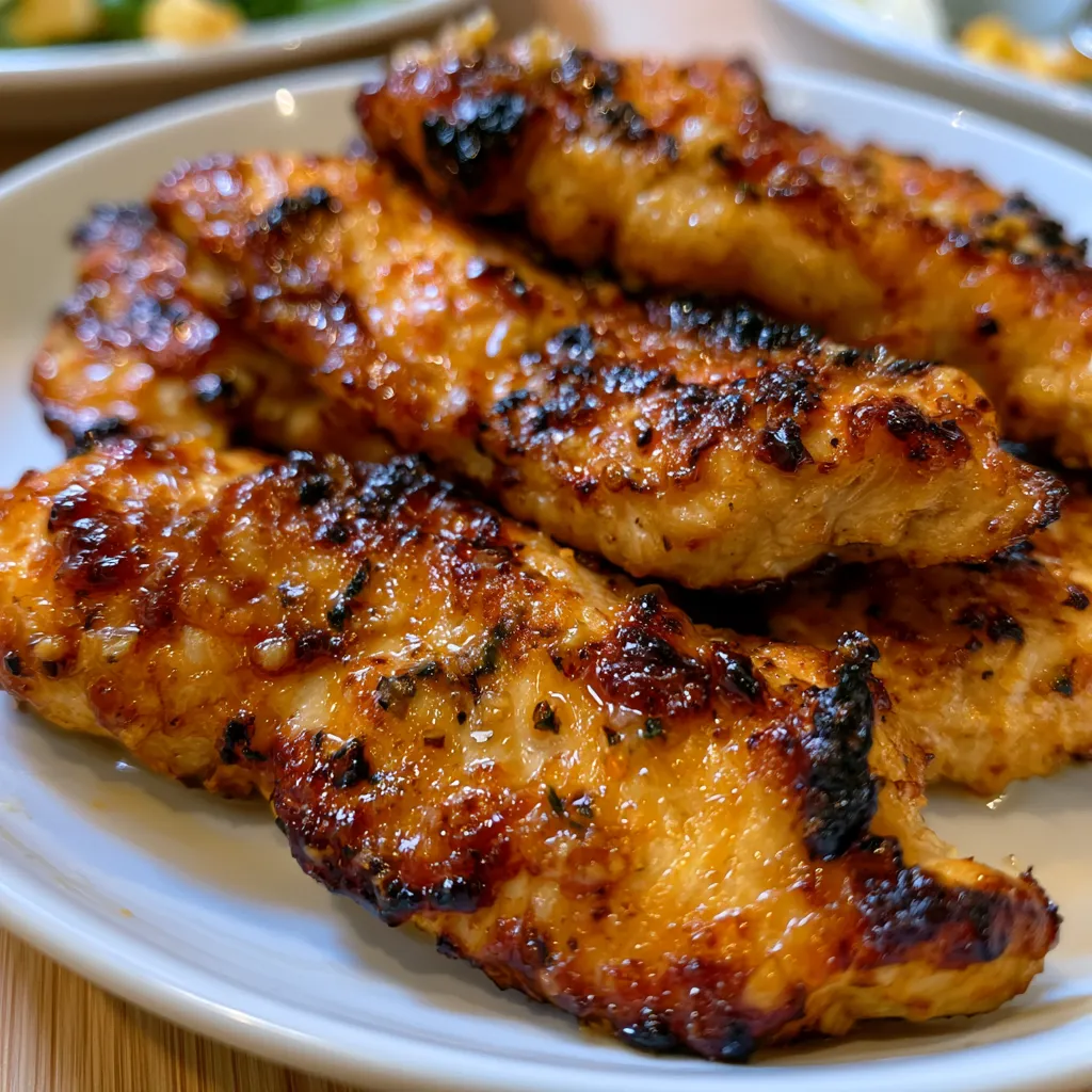 air fryer honey butter garlic chicken tenders