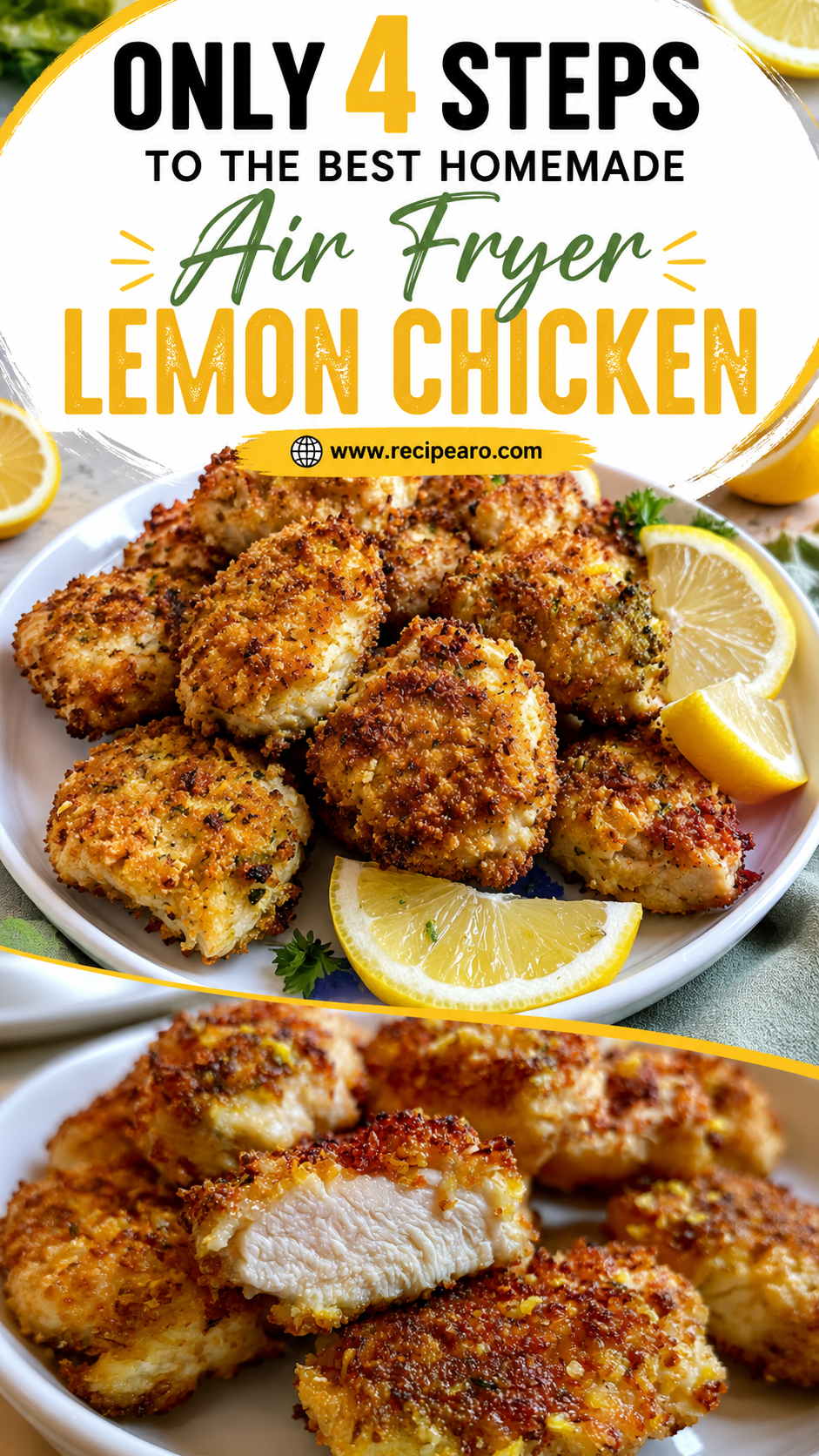 air fryer lemon chicken