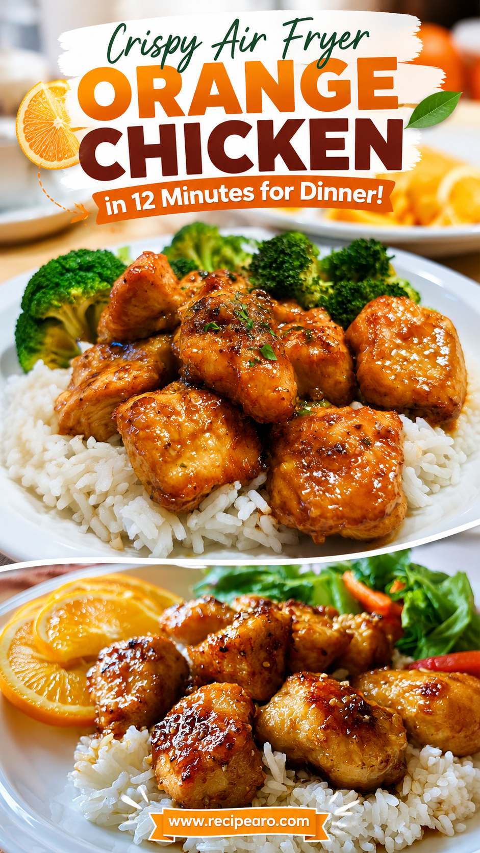 air fryer orange chicken