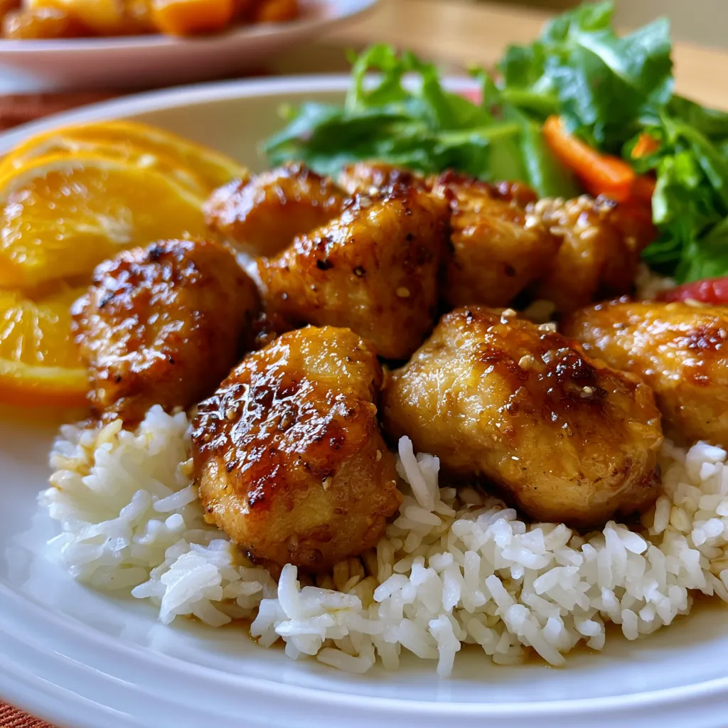 air fryer orange chicken