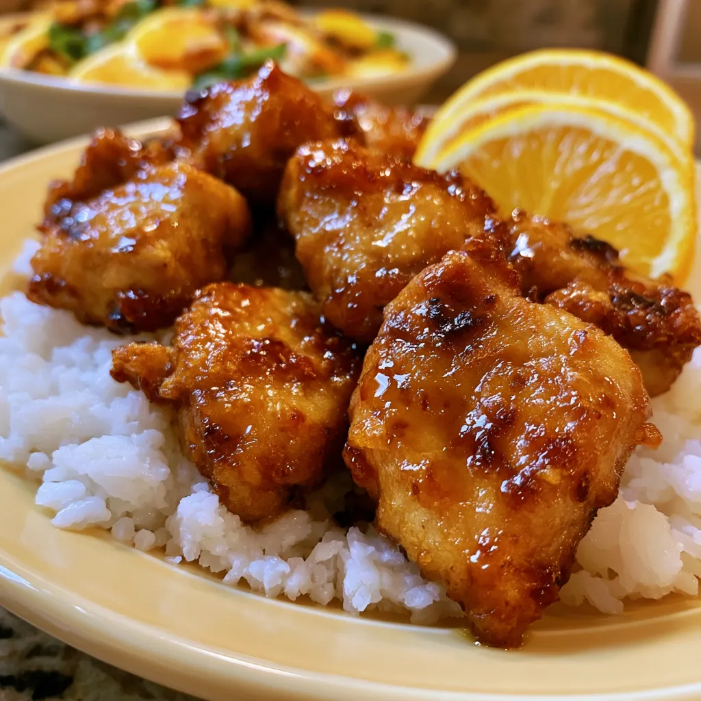 air fryer orange chicken