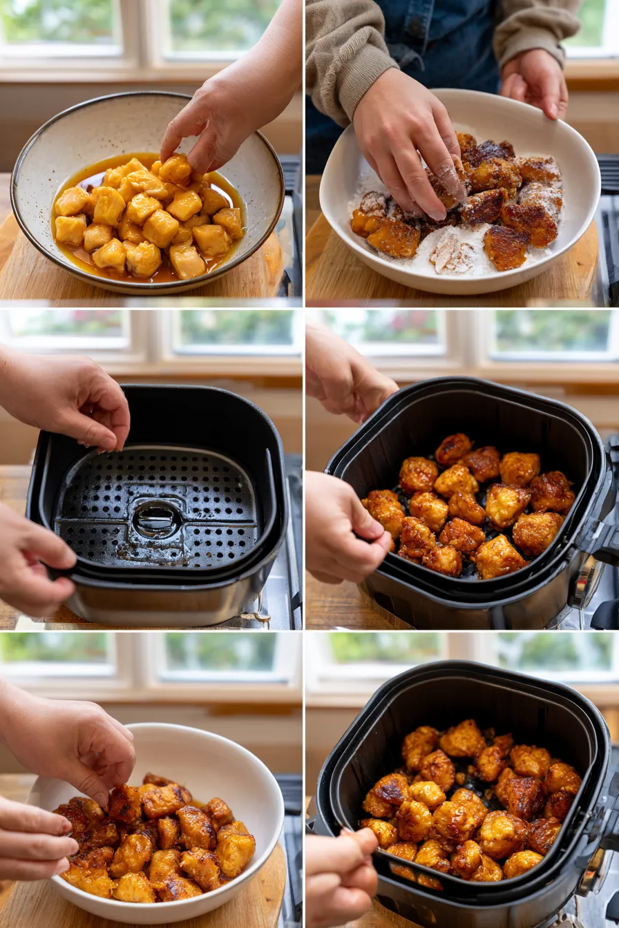 air fryer orange chicken