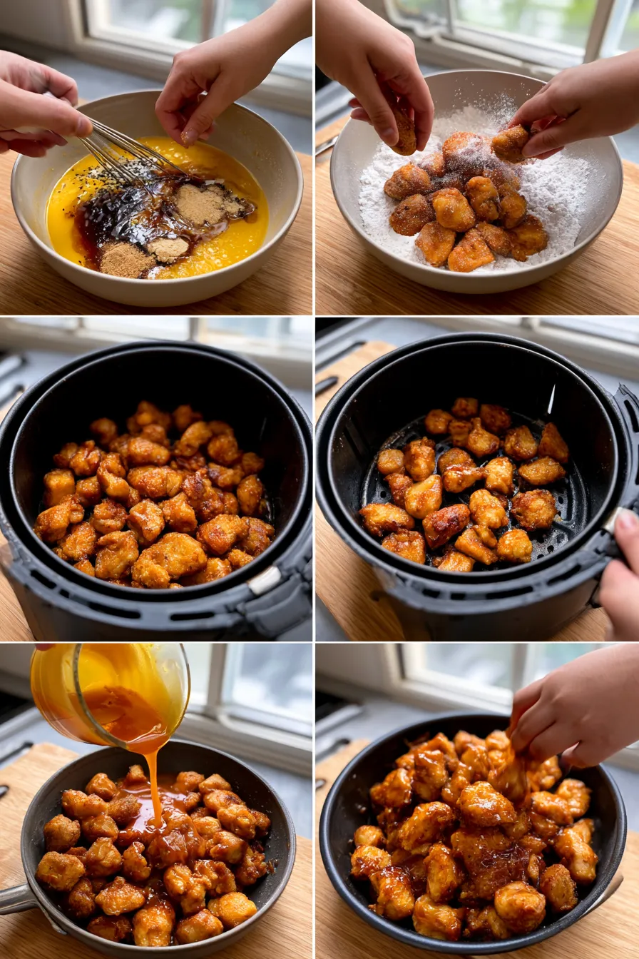 air fryer orange chicken