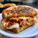 bbq chicken grilled cheese