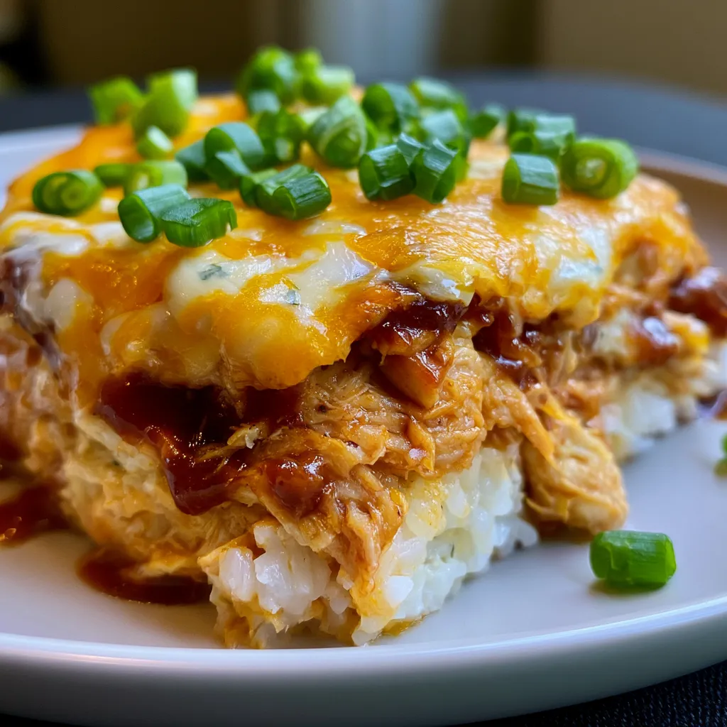 bbq ranch chicken casserole